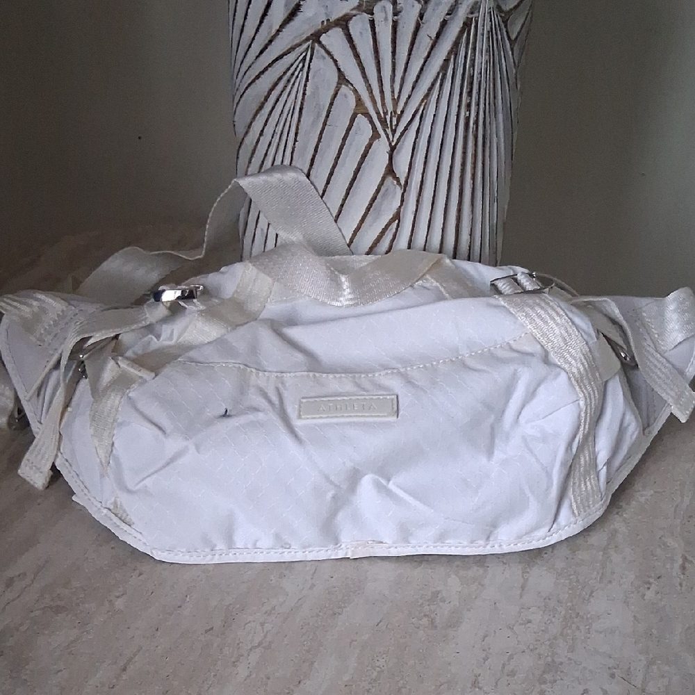 Athleta Cream Crossbody Bag